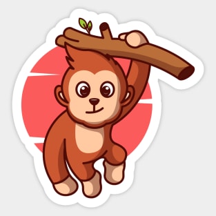 Baby monkey Sticker